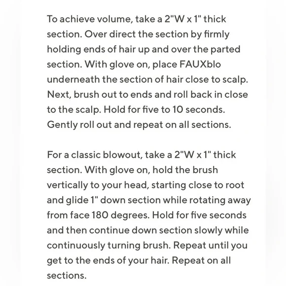 Calista Ombre Gemstone FAUXblo Heated Airless Blowout Brush. GIFT w/purcase‼️ - Picture 6 of 11